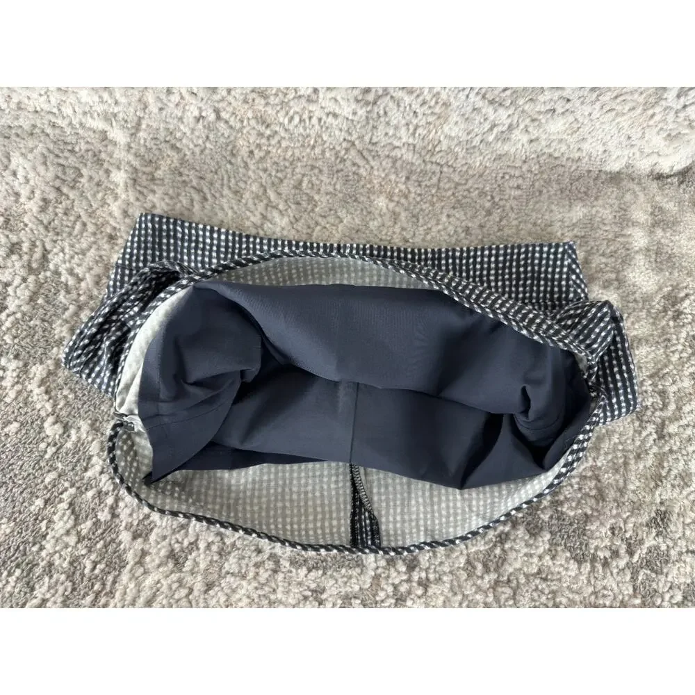 Ann‎ Taylor LOFT Size 4 Houndstooth Lined Stretch A Lined Knee Length Zip